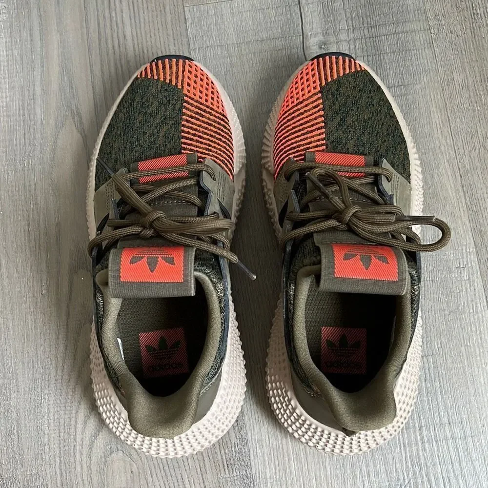Adidas Prophere Junior Shoes Sneakers Green Orange AQ0509 Men’s 5